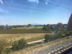 Heading north